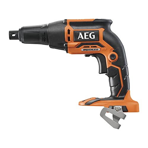 AEG - Atornillador Pladur 18V PRO18V Brushless (Sin Batería) - Receptor Hex ¼ con Cambio de Portapuntas sin Llave - Función Push Drive - Gran Confort de Trabajo - BTS18BL-0
