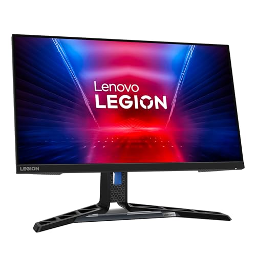 Lenovo Legion R25f-30 - Monitor Gaming 24.5'' FullHD con EyeSafe (VA, 240Hz, 0.5ms, HDMI+DP, FreeSync Premium, Altavoces) Ajuste de inclinacióltura/Pivot/Giro - Negro