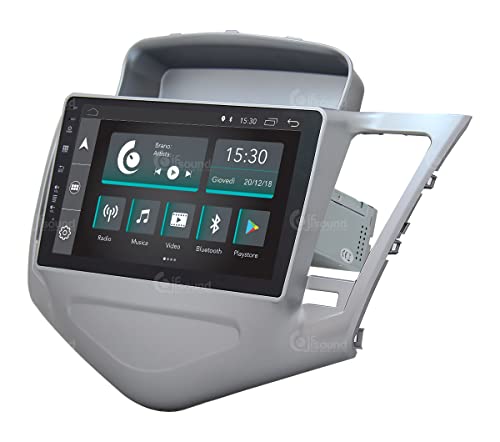 Radio de Coche para Chevrolet Cruze 2009-11 Plata Android GPS Bluetooth WiFi USB Dab+ Touchscreen 9" 4core Carplay AndroidAuto