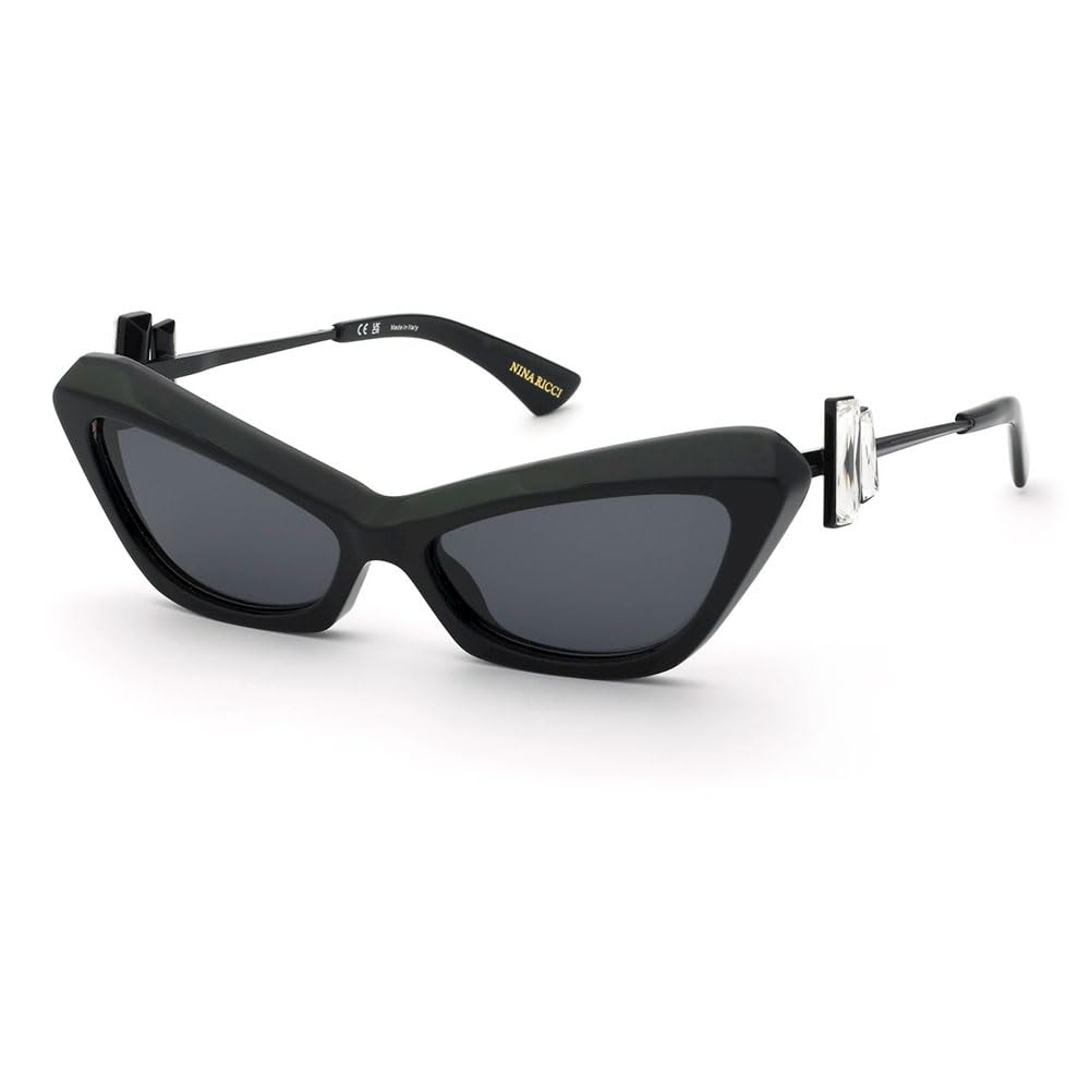 Nina Ricci, SUNGLASSES, SNR405S-59-700S, SHINY BLACK, Female
