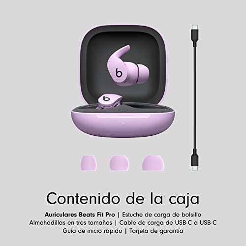 Beats Fit Pro – Auriculares intraurales inalámbricos con cancelación del ruido – Class 1 Bluetooth®, calificación IPX4, micrófono integrado – Púrpura carbón