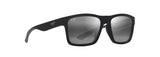 Maui Jim The Flats Gafas, Matte Black w/Grey, 57-18-135 Unisex Adulto