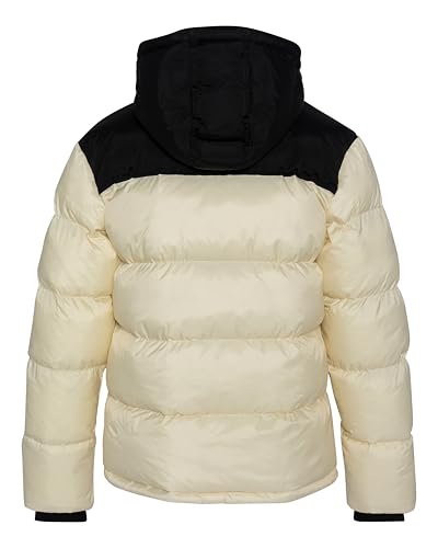 Schott NYC Utah2 Chaqueta, Off White, L para Hombre