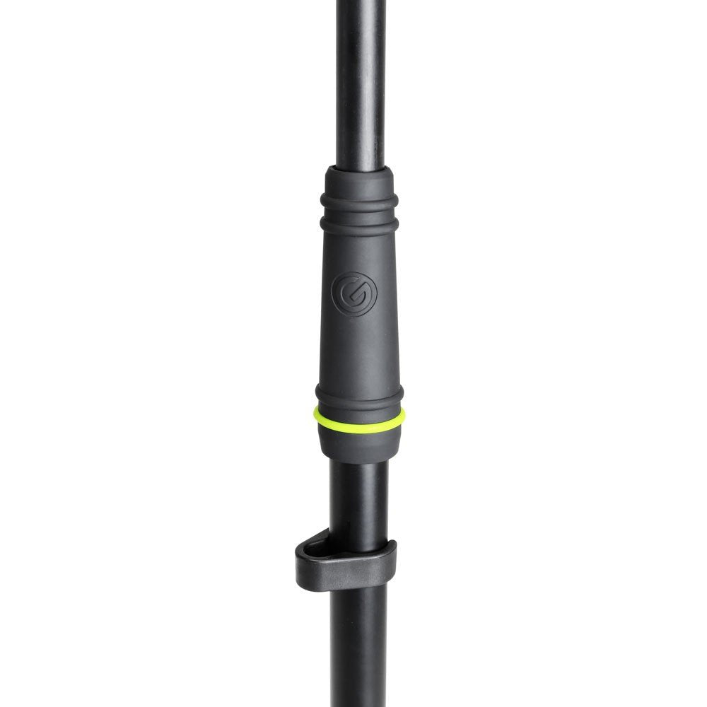 Gravity MS 4221 B - Pie de micrófono corto con trípode y brazo jirafa de 2 puntos de ajuste