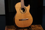 ORTEGA Ben Woods Signature Guitar Clavijero invertido Nylon 6 Cuerdas y funda Ben Woods Fishman-ORTEGA Clasica Blend System con salida XLRFLAMETAL-TWO
