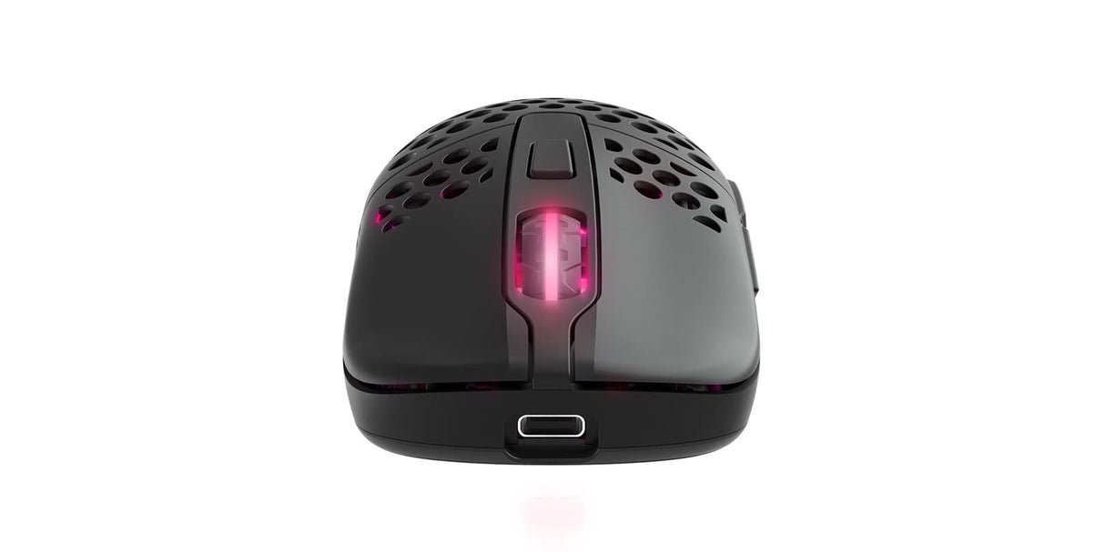 Xtrfy M42 Wireless, Ratón Gaming Inalámbrico Ultraligero, Optimizado para eSports, Radiofrecuencia 2,4 GHz, Iluminación RGB, Carcasa Modular (incluye 2 Tamaños), Recargable, Negro