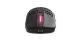 Xtrfy M42 Wireless, Ratón Gaming Inalámbrico Ultraligero, Optimizado para eSports, Radiofrecuencia 2,4 GHz, Iluminación RGB, Carcasa Modular (incluye 2 Tamaños), Recargable, Negro