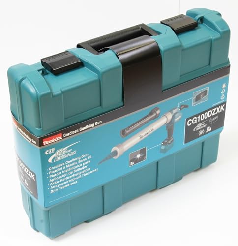 Makita cg100dzxk batería – Pistola de cartuchos (sin batería/cargador en maletín de transporte, 150 W, 10.8 V