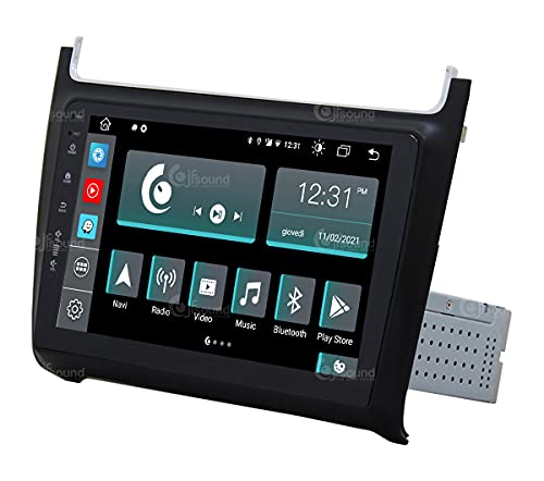 Radio de Coche para Volkswagen Polo Android GPS Bluetooth WiFi USB Dab+ Touchscreen 9" 8core Carplay AndroidAuto