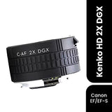 Kenko Teleplus HD Dgx Adaptador para Objetivo Fotográfico (Canon EF,Nikon-AF, Negro, 3,58 cm, 157 G)