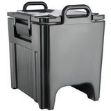 VEVOR Dispensador de Bebidas Aislado Dispensador de Agua Fría y Caliente No Eléctrico 37,6 L Almacenamiento de Alimentos de Acero Inoxidable Contenedor Aislado con Grifo Portátil para Camping Catering