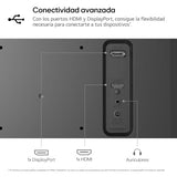 LG 29U511A-B - Monitor UltraWide 29" (2560x1080), 21:9, Panel IPS UWFHD, HDR10, 100Hz, 5ms (GtG), Super Resolution+, Negro con Textura, FlickerSafe, Dual Controller, Inclinación Ajustable, Multitarea