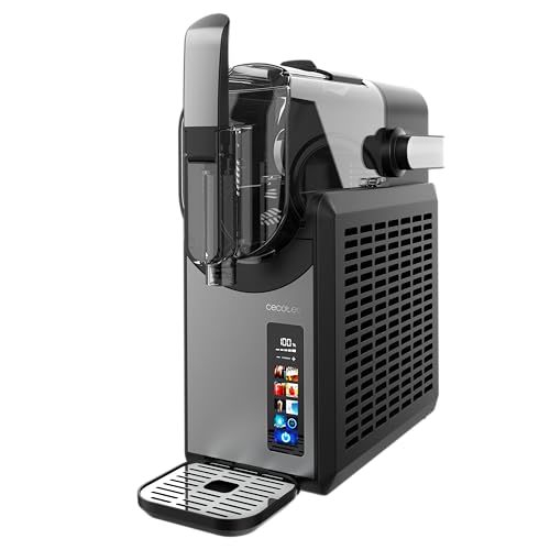 Cecotec Máquina de Granizado Heladera 2,6L Twist&Ice 2600. 220W, Bebidas en 15-60mins, 1,9L para Ingredientes, Control Táctil, 6 Modos, Refrigeración Adaptable, Diseño Ergonómico, Boquilla sin Goteo