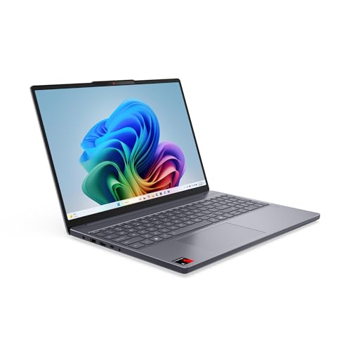 Lenovo IdeaPad Slim 3 Gen 10 – Ordenador Portátil IA Copilot+ PC 15.3'' WUXGA (Snapdragon X X1-26-100, GPU Qualcomm Adreno, 16 GB RAM, 512 GB SSD, Wi-Fi 6E, Win 11 Home) QWERTY Español - Gris Luna