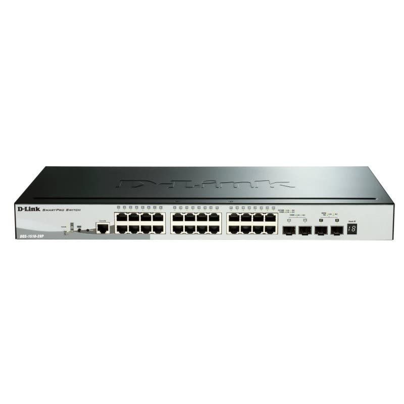Switch L2 24 Puertos GB PoE, 2 Puertos SFP+, Ideal para Redes corporativas y distribución de energía a Dispositivos conectados.