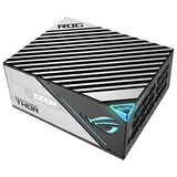 Asus ROG Thor 1000W Platinum II Fuente de Alimentación Modular (1000 Watt, 80+ Platinum, Lambda A++, Disipadores ROG, Ventilador PWM 135 mm, 0dB, Pantalla OLED, Cables apantallados, Aura Sync)