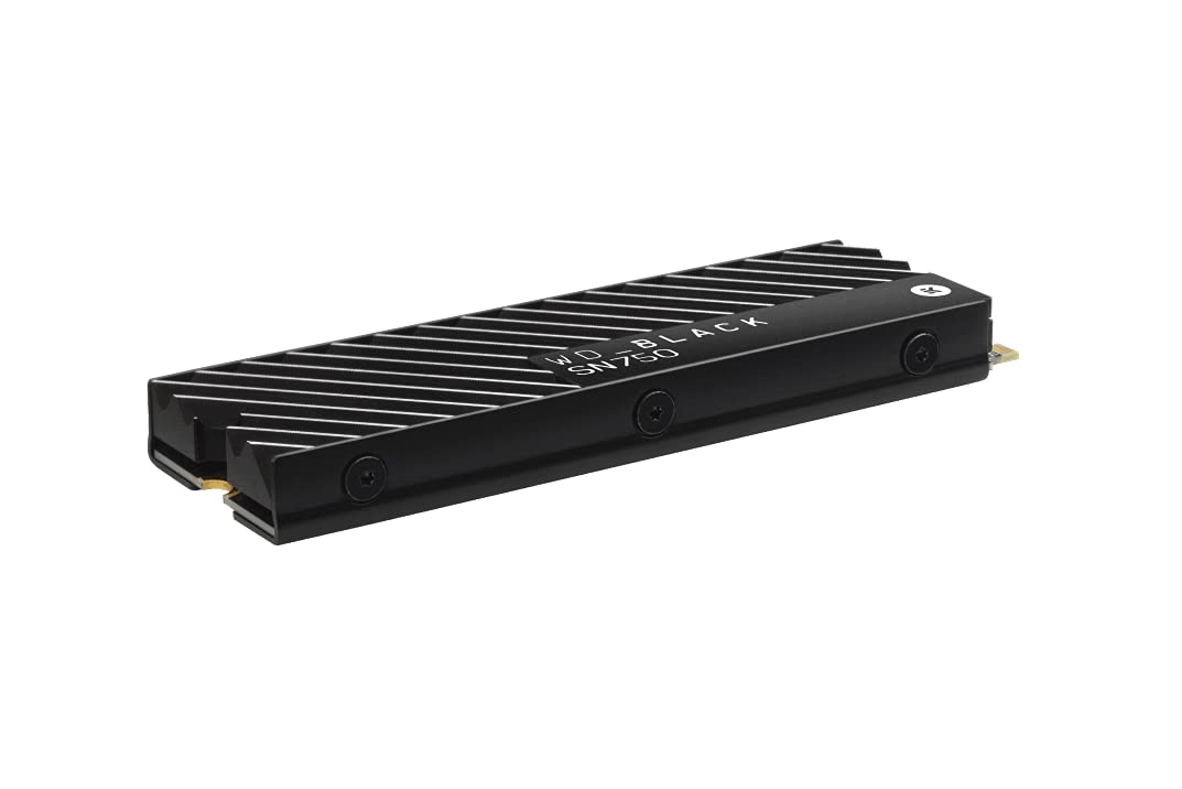 WD_BLACK SN750 1 TB - SSD interno NVMe con disipador térmico para gaming de alto rendimiento