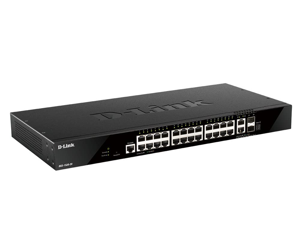 D-Link DGS-1520-28/E Switch 24xGbE 2x10GbE 2xSFP+