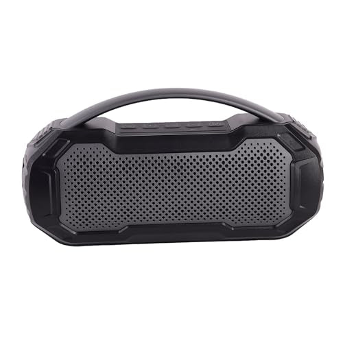 KODAK Altavoz Bluetooth Multiusos IPX6 con TWS y Manos Libres - Sonido estéreo inmersivo, batería de Larga duración y conectividad Bluetooth V5.0 - Negro
