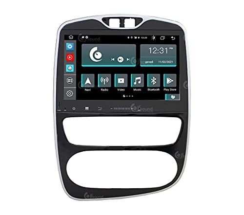Radio de Coche para Renault Clio 2018 Android GPS Bluetooth WiFi USB Dab+ Touchscreen 10" 8core Carplay AndroidAuto