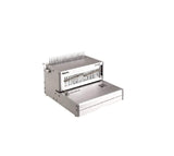 Fellowes Orion-E 500 - Encuadernadora eléctrica de plástico con función de medición de documentos, capacidad de perforación: 30 hojas, capacidad de encuadernación: 500 hojas, color plateado