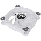 Thermaltake Riing Trio 12 RGB White TT Premium Edition - Paquete de 3, 120 mm, 3 anillos LED independientes de 16.8 millones de colores, con 30 LED direccionables, ventilador de caja/radiador,