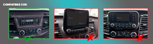 Radio de Coche para Ford Transit Android GPS Bluetooth WiFi USB Dab+ Touchscreen 10" 8core Carplay AndroidAuto