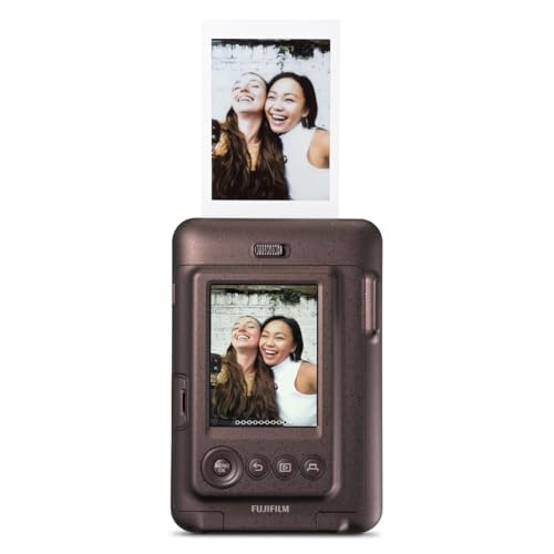 instax - Mini LiPlay, cámara instantánea híbrida. Cámara e Impresora para Smartphones. Color Deep Bronze