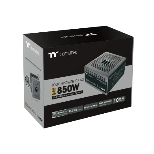 Thermaltake Toughpower GF A3 850W Gold | Totalmente Modular | ATX 3.0 | PCIe Gen 5