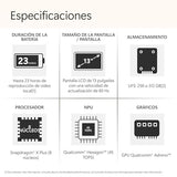 Microsoft Surface Laptop | Copilot+ PC | Pantalla táctil LCD 13'' | Snapdragon X Plus | 16GB RAM | Almacenamiento de 256GB | Último Modelo | Platino