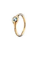 Pandora 970103TPA-56 - Anillo de oro blanco de 18 quilates, talla 16 (17,84 mm)