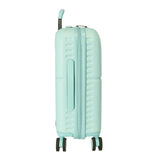 Pepe Jeans Chest Maleta de cabina azul 40x55x20 cms Rígida ABS Cierre TSA integrado 37L 3,22 kgs 7 Ruedas dobles Equipaje de Mano