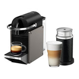 KRUPS XN306TK Nespresso Pixie Titan, cafetera expreso, recetas programables, 2 longitudes, apagado automático, 1260 W, 0,7 litros