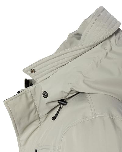 Schott NYC Eddie Chaqueta, Gris, S para Hombre