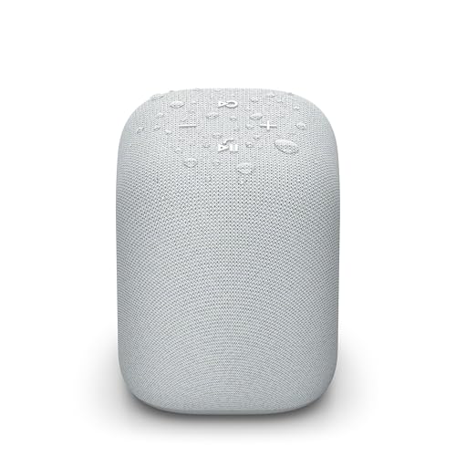 Sony LinkBuds Speaker – Altavoz portátil inalámbrico Bluetooth, IPX4, Resistente al Agua, 25 Horas de batería, Calidad de Llamada nítida, Exteriores, Viajes - Gris Claro