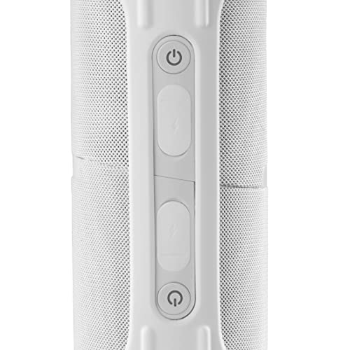 Hama | Juego de Altavoces Bluetooth 2 en 1 Twin 3.0 Resistentes al Agua 30 W (Juego de Altavoces, Divisibles, Inalámbrico, 2 Cajas portátiles Bluetooth, Resistente al Agua IP67) Color Blanco