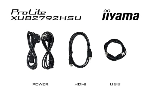 iiyama XUB2792HSU-W6 27" Blanco Panel IPS, 1920x1080100Hz, 250cd/m², 15cm Regulable en Altura, Pivotante, Altavoces, HDMI, DisplayPort, 0,4ms (MPRT), FreeSync, USB 4x3.2