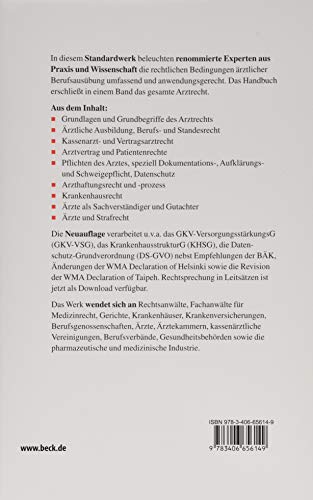 Handbuch des Arztrechts