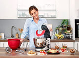 Krups Robot de cocina Master Perfect Gourmet KA631D, 1100 W, 8 velocidades, cuenco de acero inoxidable de 4,6 L, 5 accesorios: juego de hornear, cuenco flexible, acero inoxidable cepillado
