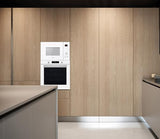 EDESA Microondas EMW-2020-IG WH de encastre de 20 litros, 800W y con grill 1000W Recinto interior de acero inoxidable Funciones de Descongelación y calentamiento Ancho 59.5 Color Blanco