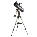 Celestron 31051 AstroMaster 130EQ, Telescopio Reflector newtoniano con accionamiento por Motor, Azul Oscuro