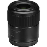 Panasonic LUMIX G Macro, 30 mm, F2.8 ASPH, MIRRORLESS Micro Cuatro TERCEROS, Mega Optical I.S, H-HS030 (USA Black)