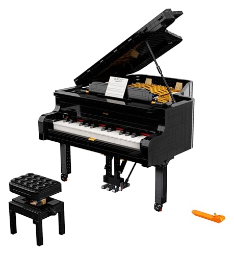 LEGO 21323 Ideas Piano de Cola de Adultos, Maqueta para Construir, Regalos para Músicos, Decoración para Casa y Oficina