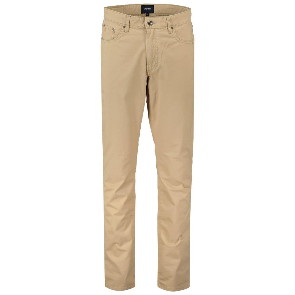 Hackett London Core 5pkt Trinity Pantalones, Beige (Oat), 36W/30L para Hombre
