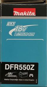 Makita DFR550Z Atornillador autoalimentado Batería 1/4" 18V Solo cuerpo LXT