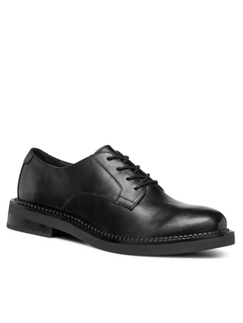 Geox D Serilda E, Oxford Mujer, Negro, 40 EU