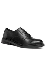 Geox D Serilda E, Oxford Mujer, Negro, 40 EU