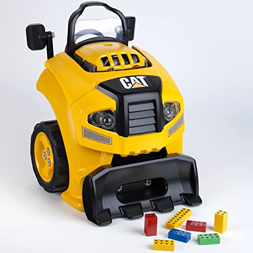 Theo Klein 3206 Motor de camión CAT, Bloque de motor con funciones de reparación instructivas, Faros y bocina a pilas, Dimensiones: 44 cm x 40 cm x 52 cm, Juguetes para niños a partir de 3 años