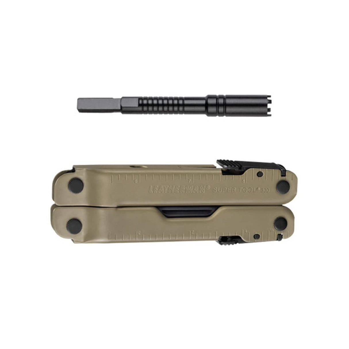 Super Tool 300M color coyote, funda Molle, caja cartón