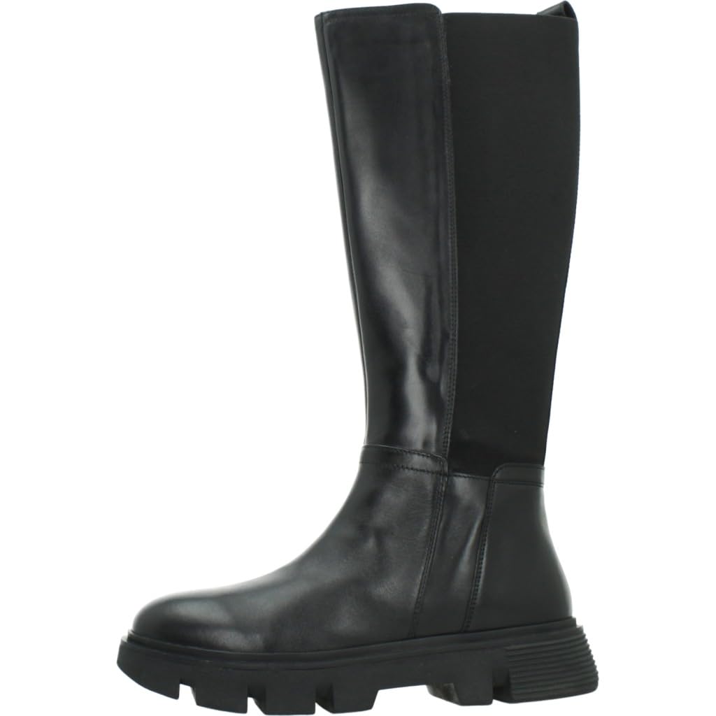Geox D Vilde D, Botas de Moda Mujer, Black, 38 EU